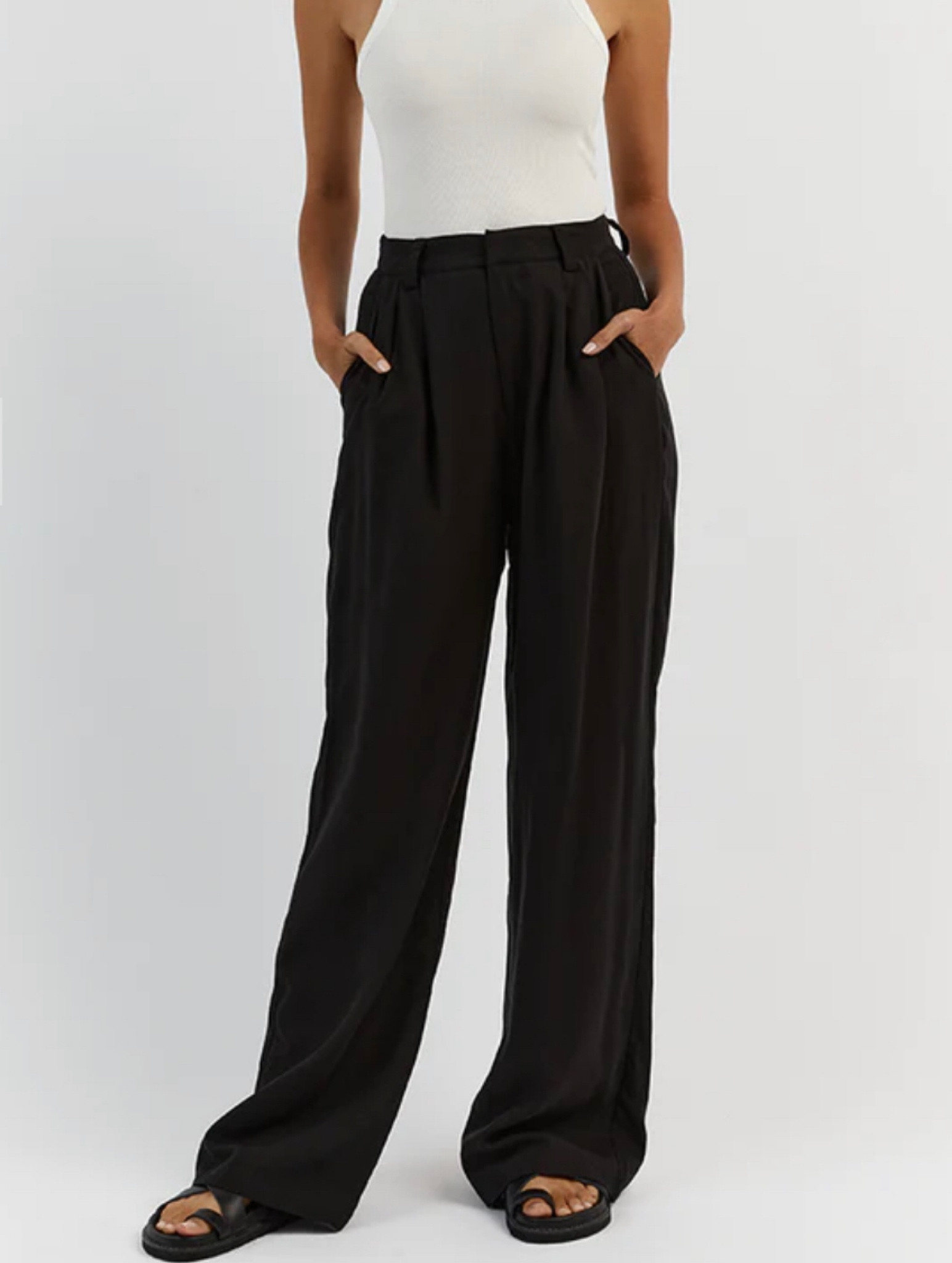 Black corporate pants 