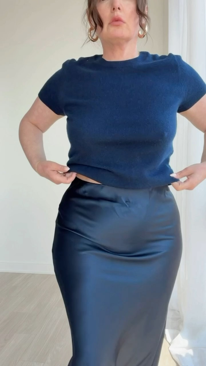 Skirt, top and handbag all from Quince

#LTKgrwm #LTKootd