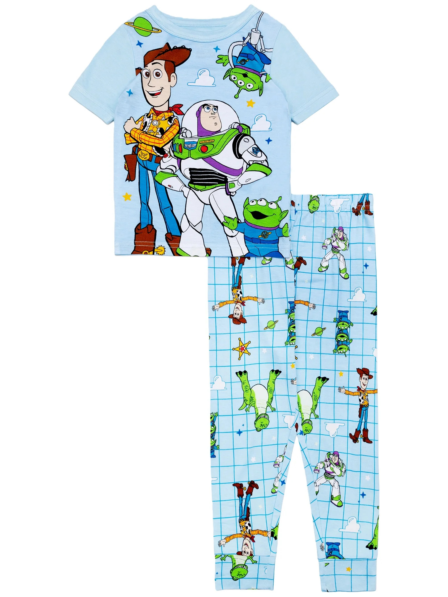 Character Toddler Viscose Unisex 2-Piece Pajama Set, Sizes 12M-5T | Walmart (US)