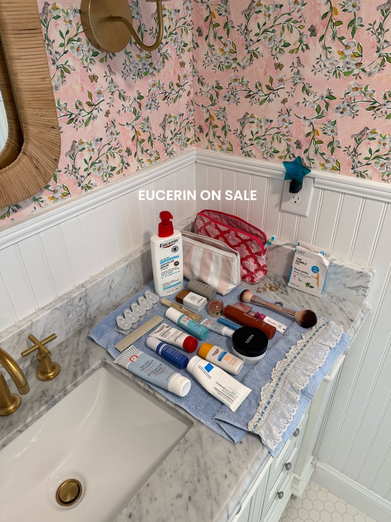 [10/6/26] Eucerin on sale for up to 40% off | absolutely love the body cream for all over hydration, sunscreen for UV protection and eye cream that brightens eyes and gives a luminous glow. SUCH A GREAT DEAL! So affordable.