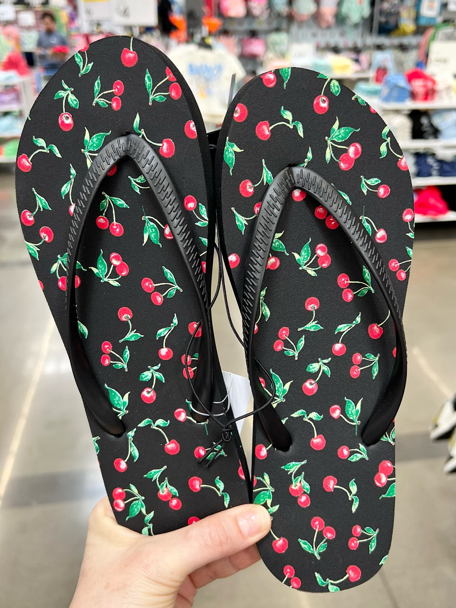 Cherry Flip Flops! Cherries are trending and look at these cute flip flops and under $5! Shop them here!

Shoes
Sandal 
Beach sandals 
Flip flops
Slides
Summer sandals 
Spring sandals 

#LTKSeasonal #LTKSwim #LTKShoeCrush