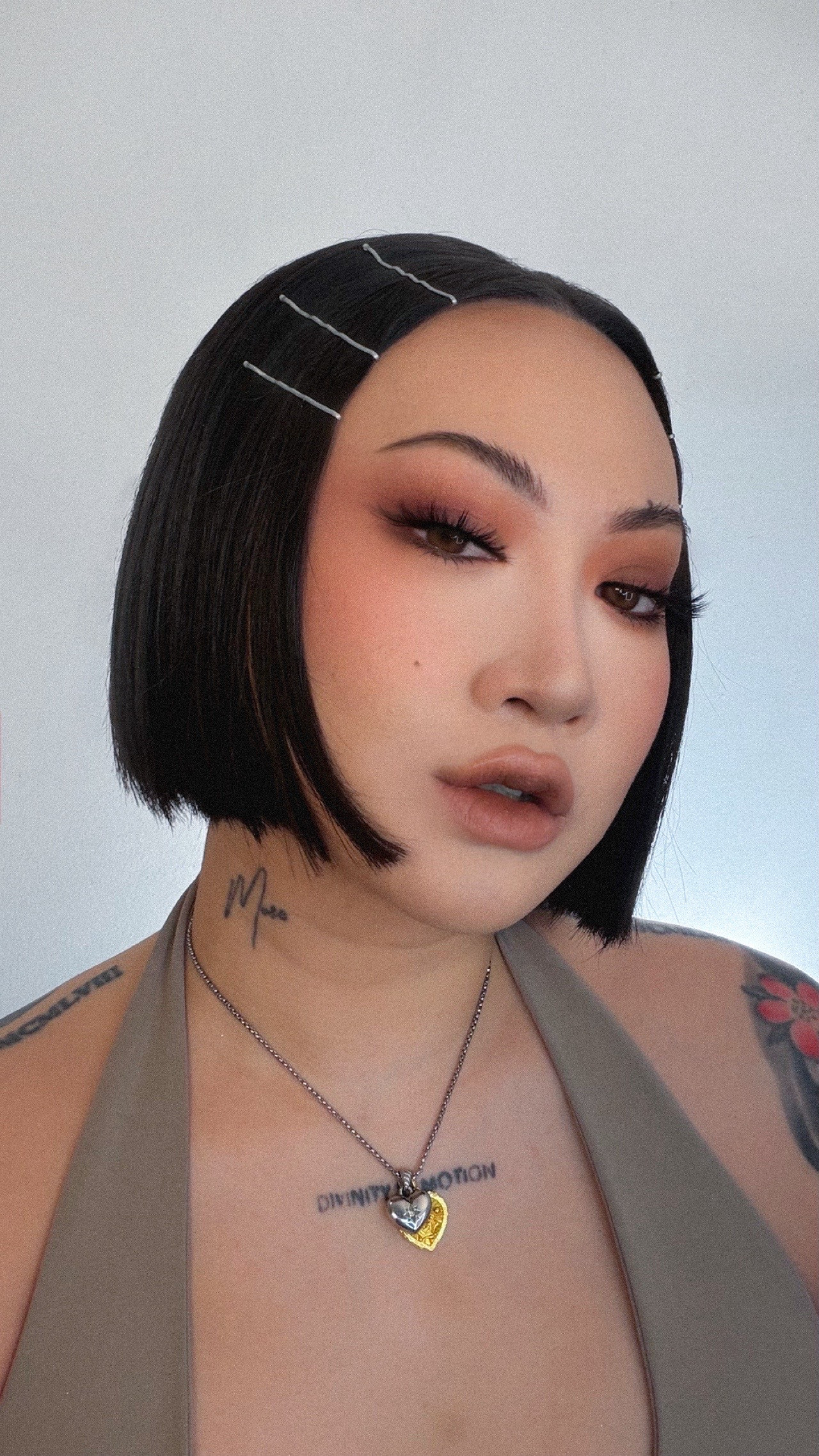 dark winter makeup look 4 % eye focus - been loving ABH microstroke brow pen to draw those fine lines. I applied a mixture of dark brown and ebony. i used primrose palette for some warm browns and deep purples and finished with dark brown liner on the upper and lower waterline and my favourite volume lashes from MAC. blush is layered with a lovely tinted blush "coastline" a cappuccino shade from laura mercier and huda's toasty peach blush filter palette that i've been grabbing constantly. i used danessa's universal blurring balm and matched it with NARS light reflecting foundation in vienna to keep that smooth skin finish without pilling. i didn't want to take this off! 

 #holidaymakeup #wintermakeup #coffeemakeup #LTKHoliday #LTKFindsUnder50 #LTKBeauty