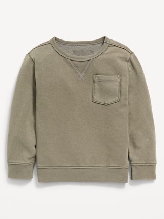 Unisex Long-Sleeve Pocket Sweatshirt for Toddler | Old Navy (US)
