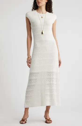 Pointelle Knit Sweater Dress | Nordstrom