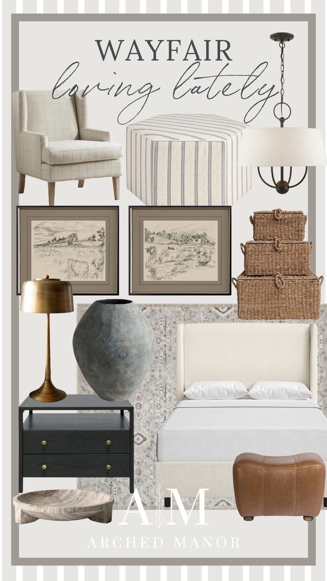 My favorite finds on Wayfair this week! How amazing are these baskets? 

