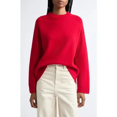 Reiss Riley Wool & Cashmere Sweater in Red at Nordstrom, Size Medium | Nordstrom