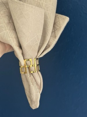 Vintage Gold-Shiny Napkin Rings 5-Pack, Lightweight, Smooth | eBay | eBay US