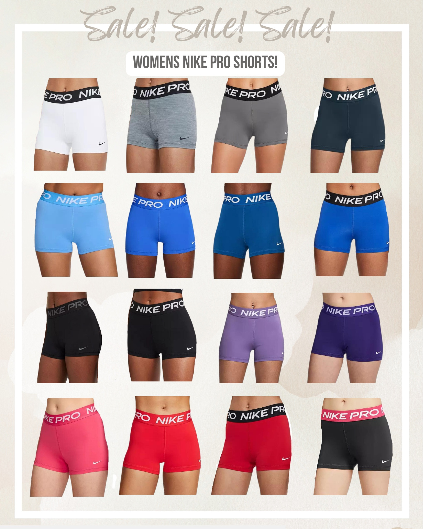 Women’s Nike pro shorts on sale! Comes in 3” or 5”.  Activewear - back to school - teens - high school - college 

#LTKFitness #LTKSaleAlert #LTKBacktoSchool