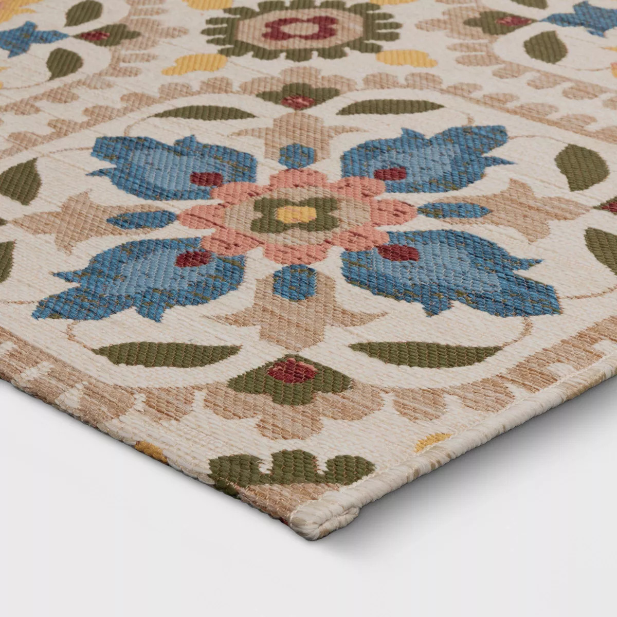 5'x7' Nomad Rectangular Woven Outdoor Area Rug Beige - Threshold™ | Target