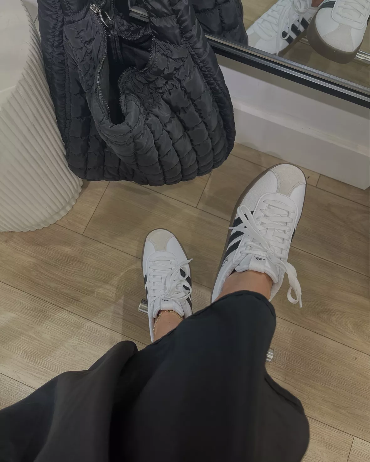 Adidas Womens Vl Court 3.0 Sneaker - White