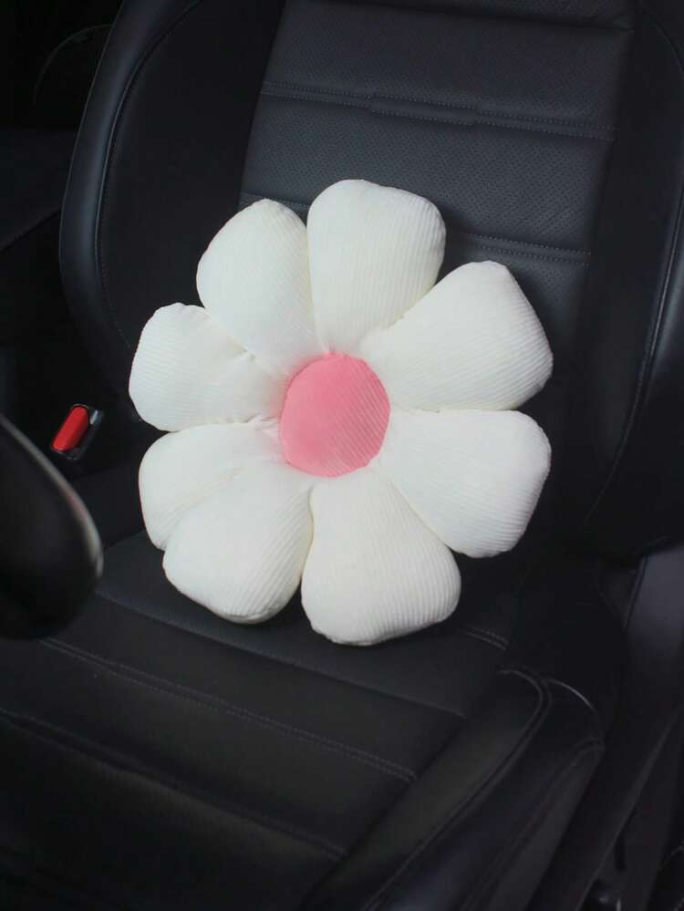 1pc Flower Design Car Waist Pillow | SHEIN