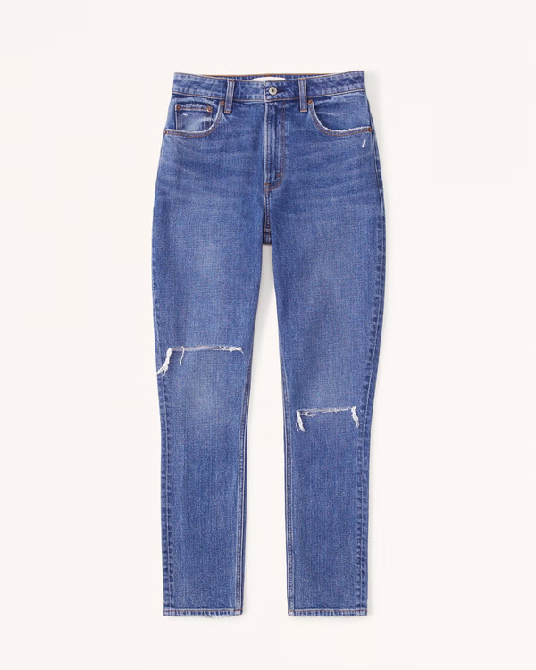 Women's Curve Love High Rise Skinny Jean | Women's Bottoms | Abercrombie.com | Abercrombie & Fitch (US)