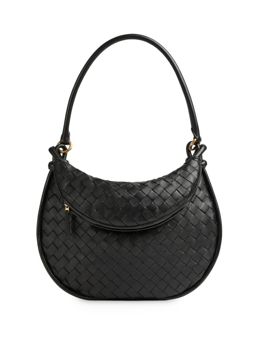 Medium Gemelli Intrecciato Leather Shoulder Bag | Saks Fifth Avenue