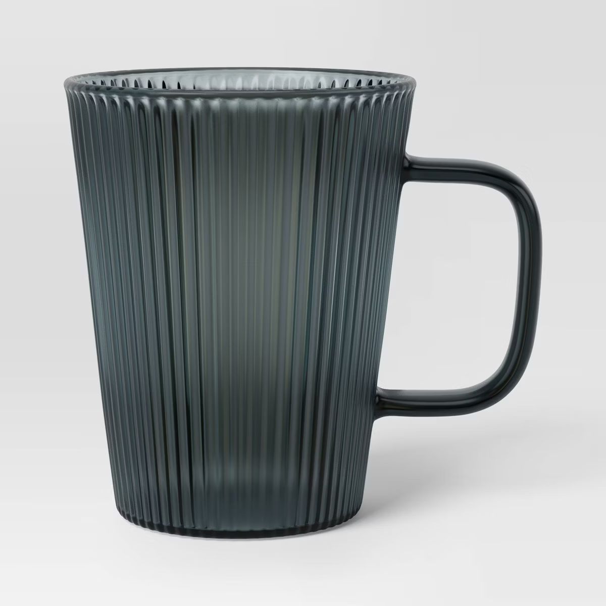 14.3oz Colored Glass Mug Gray - Threshold™ | Target