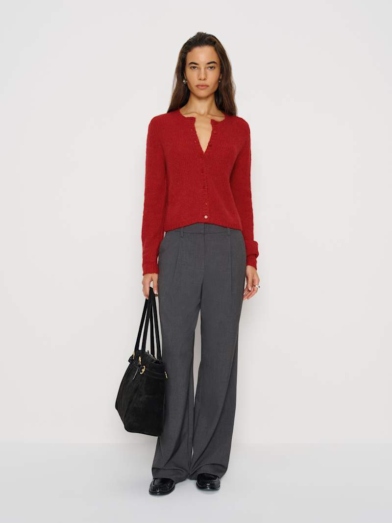 Clara Crew Cardigan | Reformation (Global)