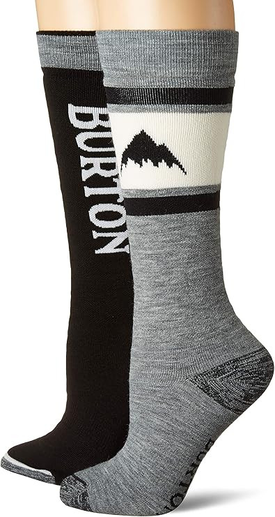 Burton Women's Weekend Midweight Ski/Snowboard Sock 2-Pack | Amazon (US)