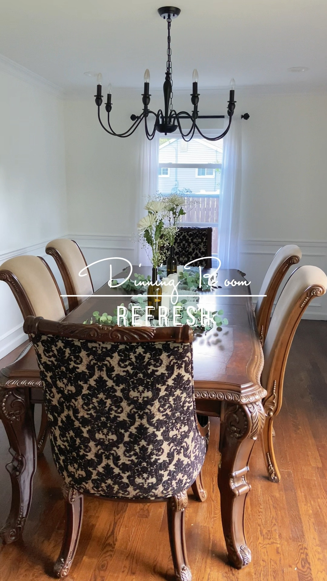 Black Farmhouse chandelier. Dinning room refresh. Dinning room decor. Vintage. Amazon home finds. 

#LTKunder100