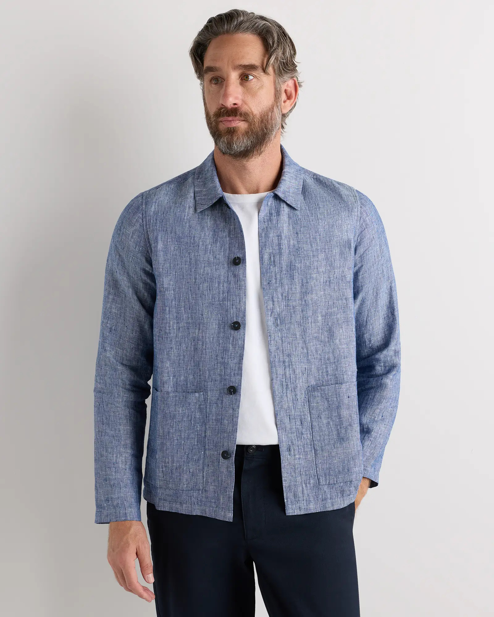 100% European Linen Chore Jacket | Quince