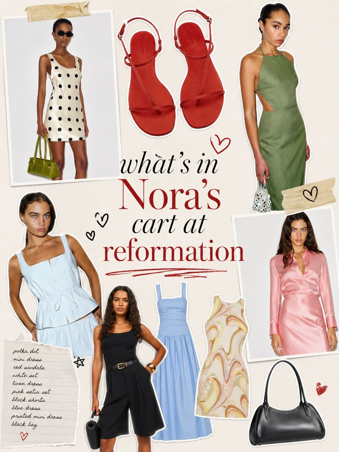 What’s in my cart at reformation 