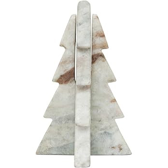 Creative Co-Op Interlocking Marble Tree Decor, Natural Varying Colors | Amazon (US)