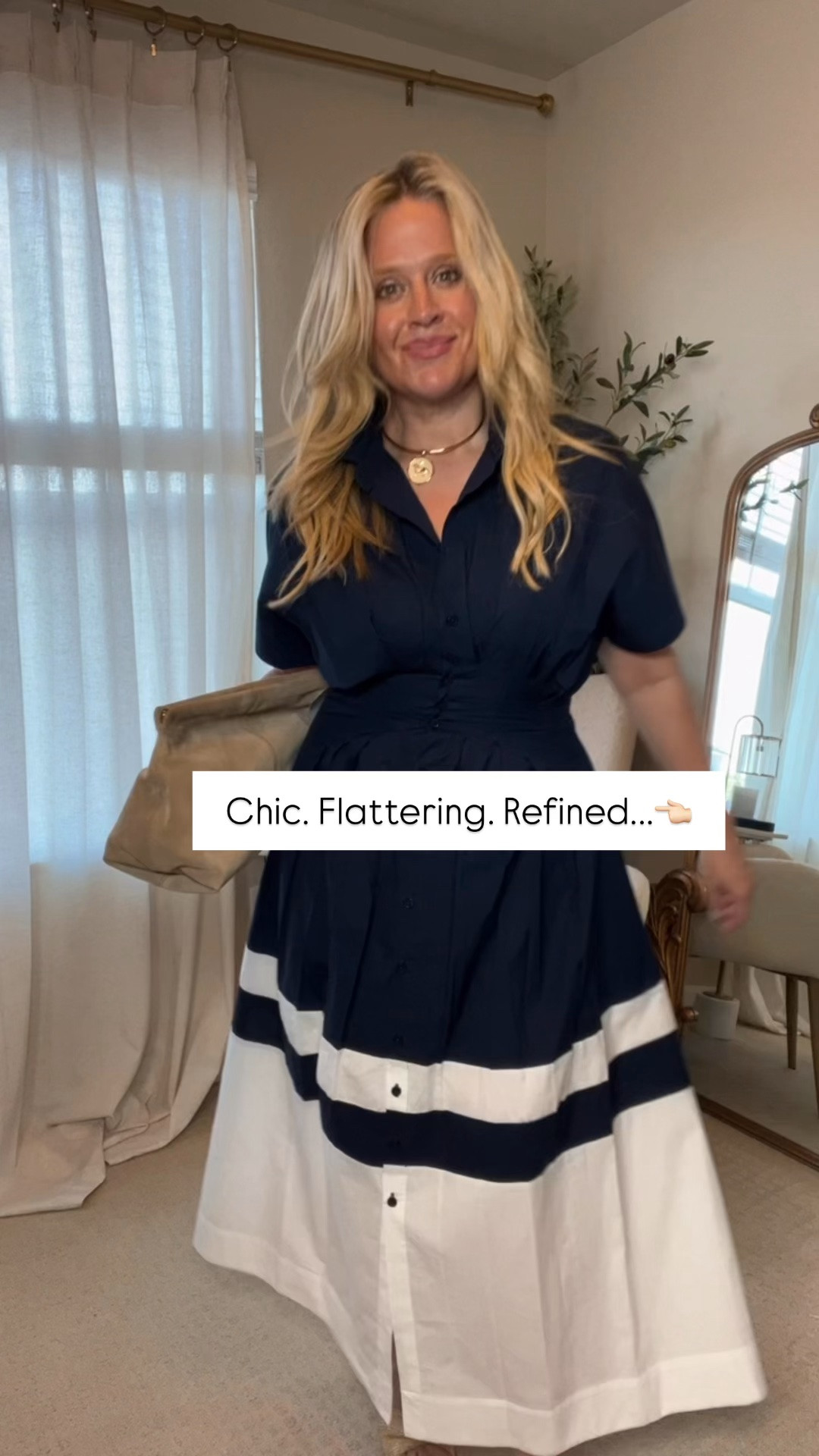 ✨Tap the bell, save and ❤️ for over 40 fashion, midlife style, midsize fashion and luxury looks for less. 

If getting dressed has felt harder lately… this is why I keep reaching for dresses like this 🤍

✨ vertical stripes lengthen
✨ tie waist creates shape without squeezing
✨ relaxed fabric skims instead of clings
✨ polished enough to look elevated…
but comfortable enough to actually LIVE in

This is what I mean by Outfit Physics.

The clothes create the shape not your body.

And honestly? These are the kinds of pieces that make getting dressed feel easy again.

👑"Helping you look good, feel good!" - Lindsey Denver 

#midlifefashion #over40style #midsizefashion #summerdress #over50style #bodyconfidence #genxstyle #outfitinspo

#LTKOver40

Comment SHOP below to receive a DM with the link to this post on my LTK ⬇ https://liketk.it/6eoLW