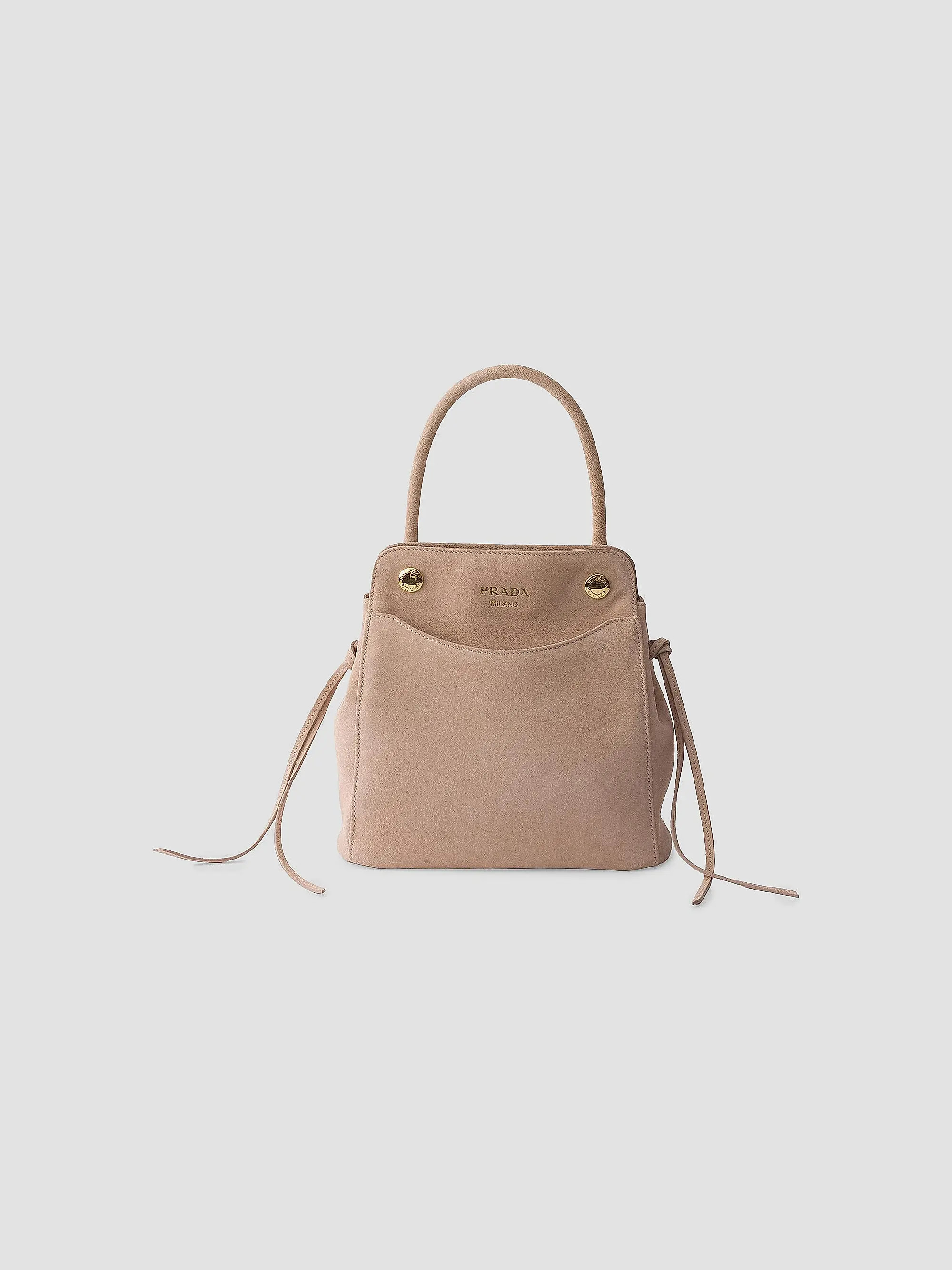 Prada Carry Mini Suede Handbag | Saks Fifth Avenue