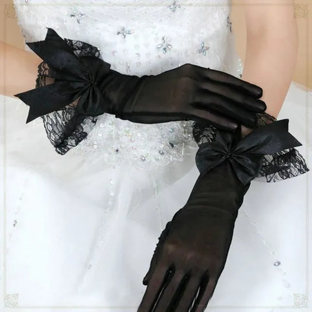 Froa - Bow Lace Gloves | YesStyle | YesStyle Global