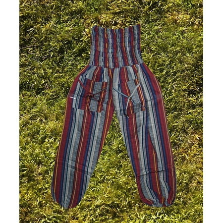 Cotton Harem Pants Balloon Pant Hippie Pants Cotton Pink Gray Loose Handmade Cuffed Stonewashed Travel Pant S/M/L | Walmart (US)