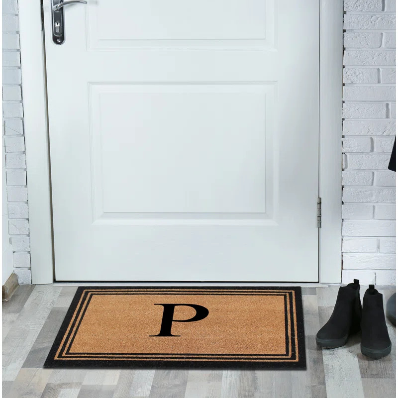 DeHond Pure Natural Coir Non-Slip Outdoor Door Mat | Wayfair North America