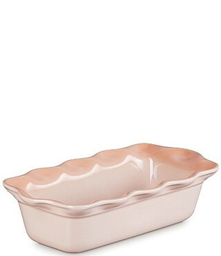 Le Creuset Heritage Stoneware Fluted Loaf Pan 9 - Peche | Dillard's