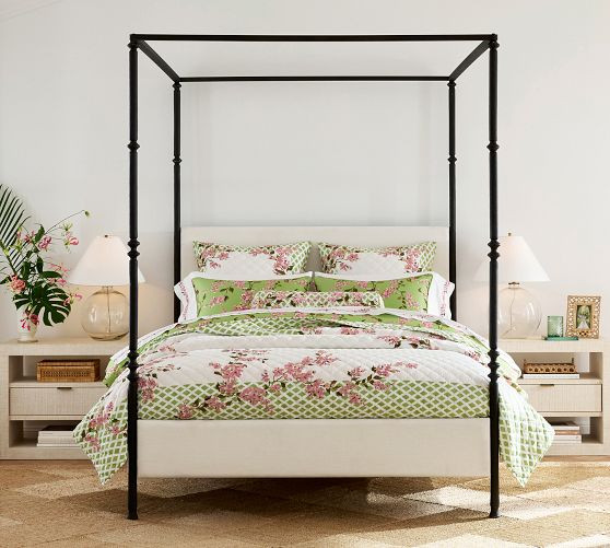 Monique Lhuillier Trellis Floral Quilt | Pottery Barn (US)