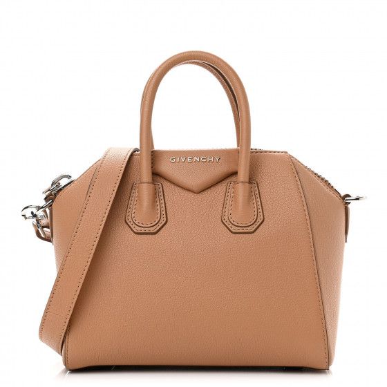 GIVENCHY Sugar Goatskin Mini Antigona Medium Beige | FASHIONPHILE (US)