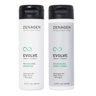 Zenagen Evolve Nourishing Shampoo (6.75 oz) and Evolve Nourishing Conditioner (6.75 oz) | Repairs Damage Hair | Brittle Hair - DUO SET Kit | Target