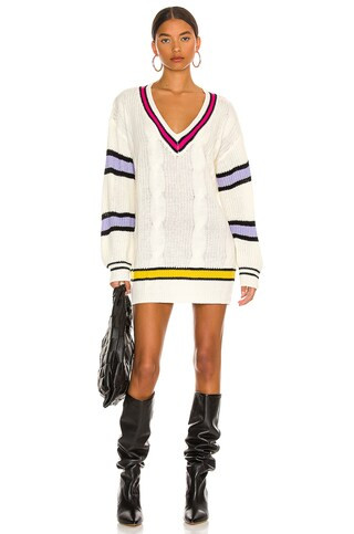 MORE TO COME Cassandra Sweater Dress in Pink from Revolve.com | Revolve Clothing (Global)