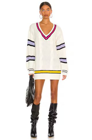 MORE TO COME Cassandra Sweater Dress in Cream Multi from Revolve.com | Revolve Clothing (Global)
