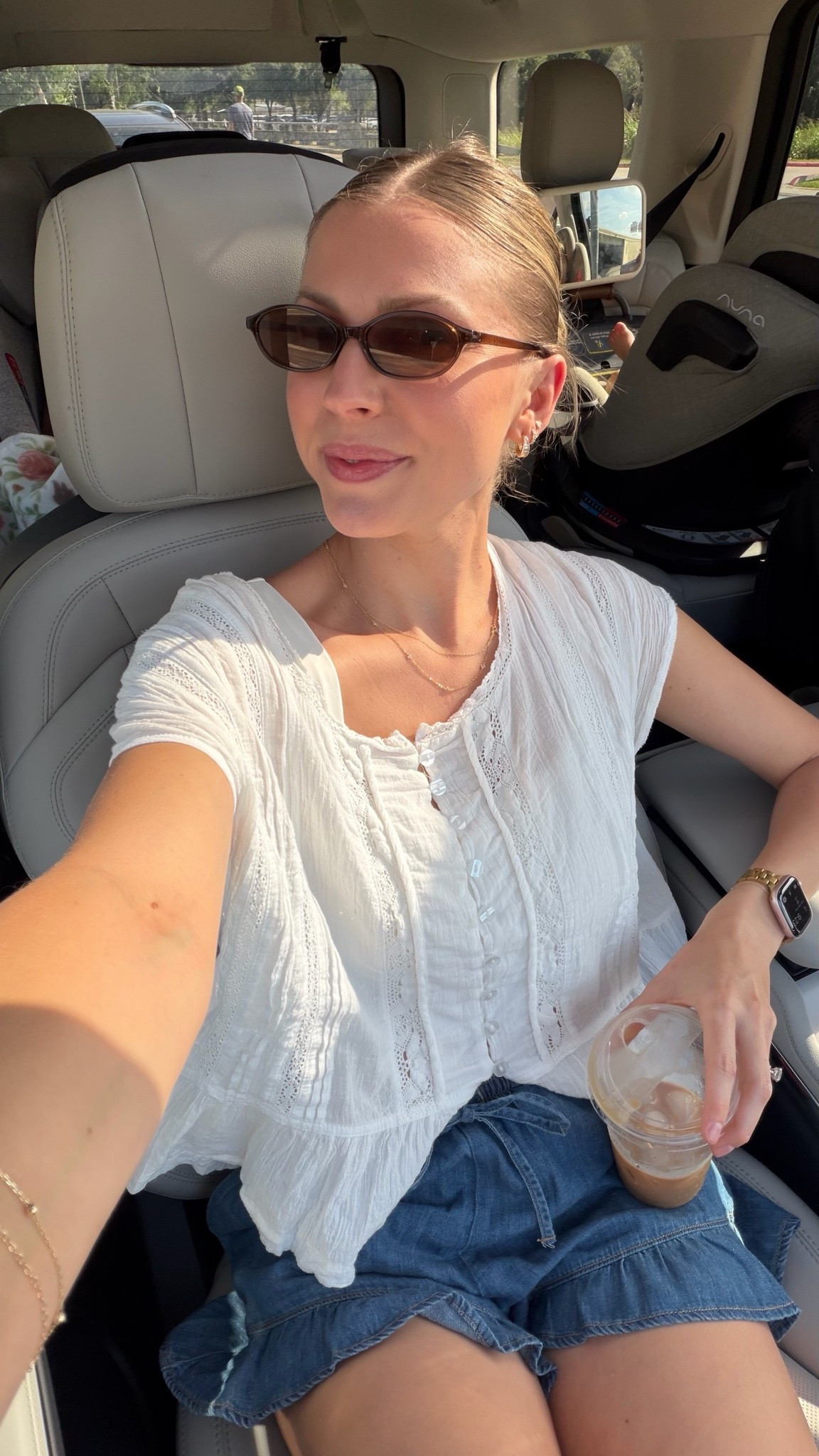 Weekend ootd! Top in S, shorts in XS but meant to grab a S. Stretchy and nursing friendly!!

#LTKootd #LTKdayinmylife