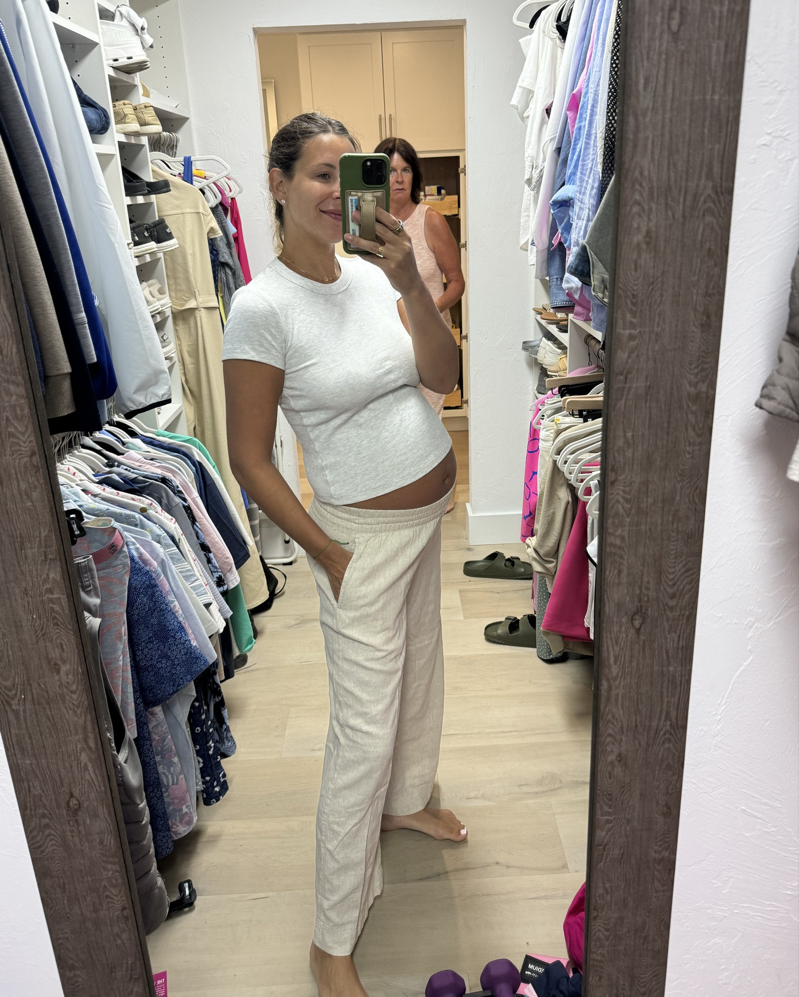 Small in top and bottoms (here for the belly out this pregnancy) 

#LTKstyletip #LTKbump
