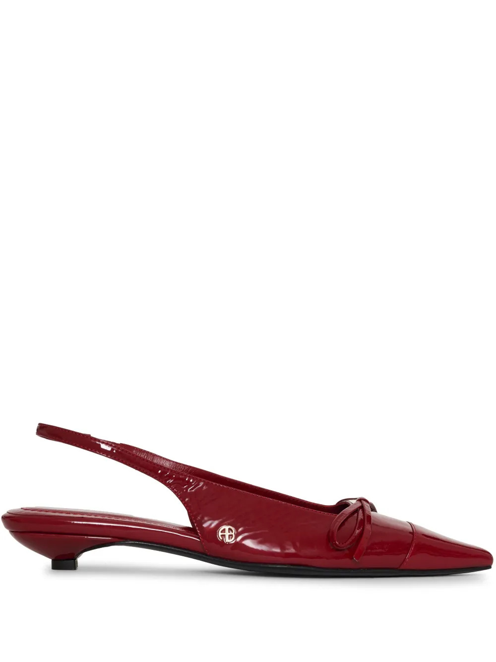 ANINE BING Zoey Slingback Pumps | Red | FARFETCH BE | Farfetch Global