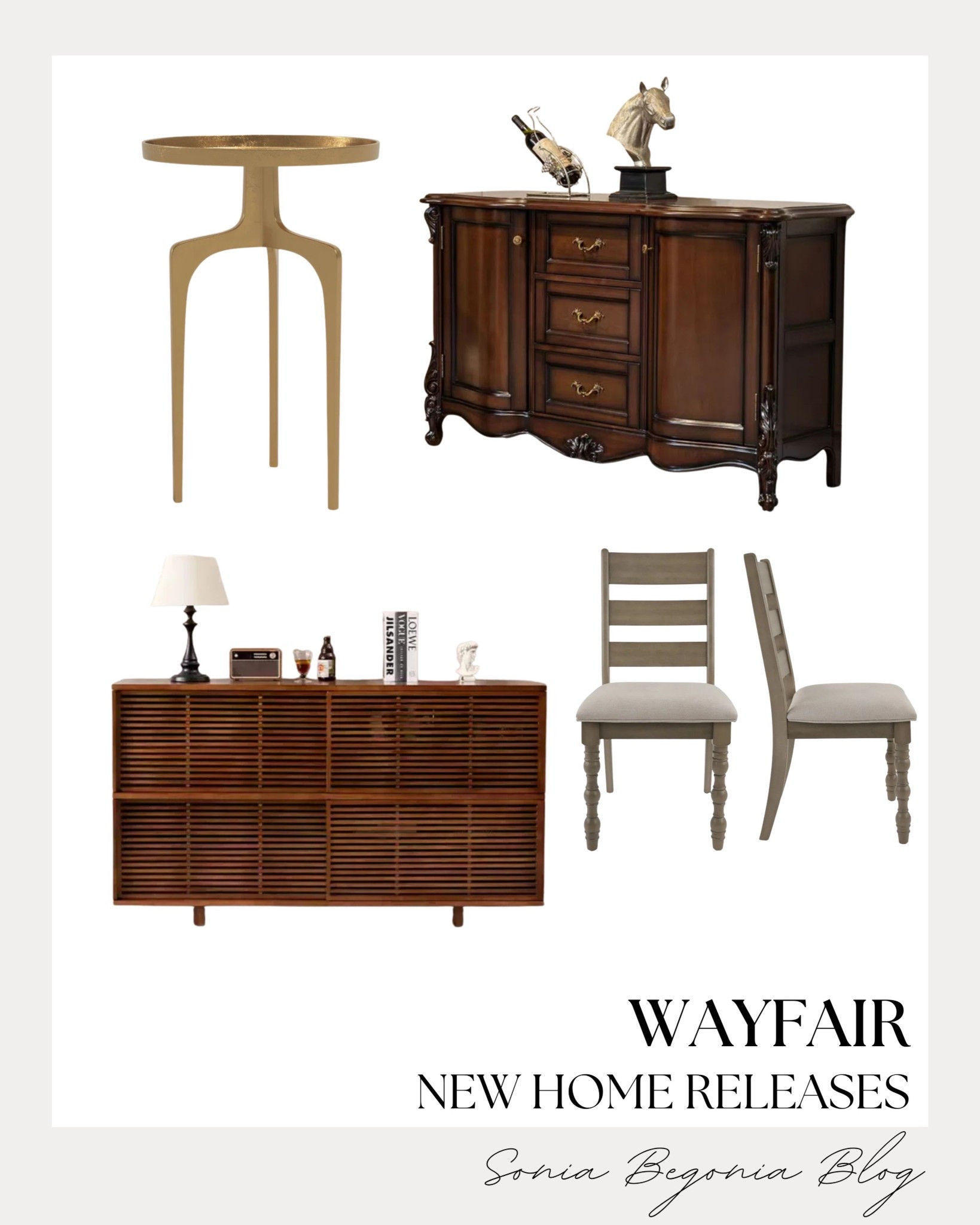 I found the most stunning furniture pieces to give your home an instant upgrade! I am obsessed with the mix of mid-century modern slats and classic wood finishes for a timeless look. 🪵✨

From elegant side tables to sophisticated dining chairs, these Wayfair releases are perfect for any room. 🛋️⭐

#WayfairHome #InteriorDesign #HomeDecor #FurnitureFinds #LTKHome

#LTKHome