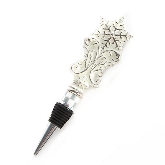 Snowfall Bottle Stopper | MacKenzie-Childs