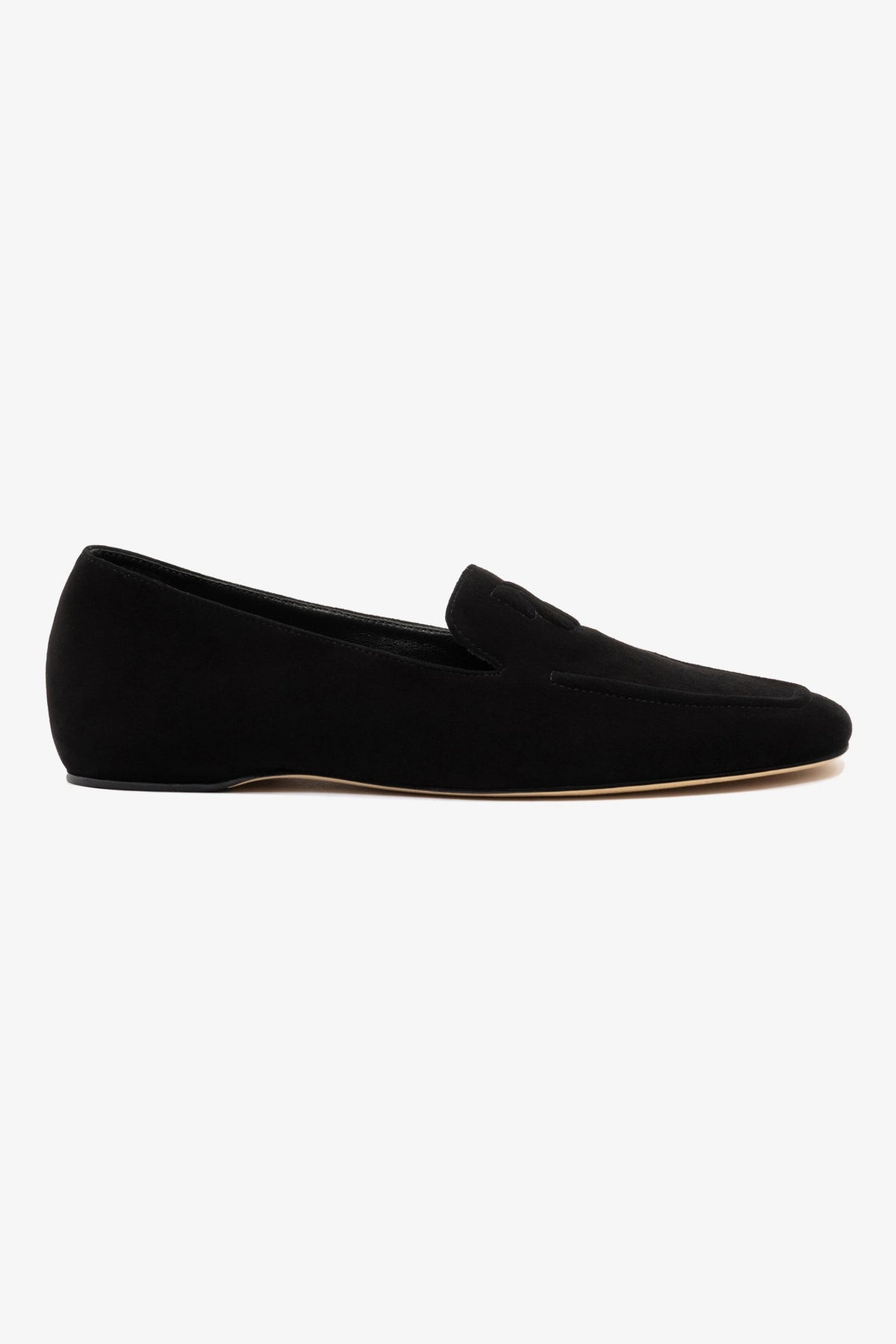 Penny Loafer In Black Suede | Larroude
