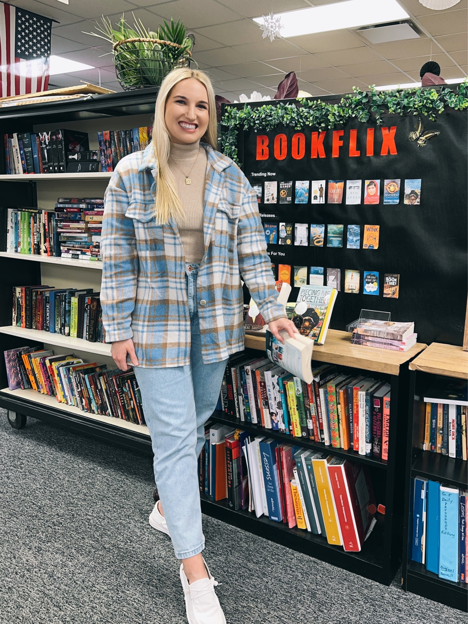 Winter Teacher Outfit Inspo ❄️
Shacket: Medium
Shirt: Medium, size up (I wish I had bought a Large)
Pants: Zara Jeans—Mom Fit Authentic Z1975, size up (These are some of my favorite jeans, but they have minimal stretch, super affordable too)
Shoes: Hey Dudes, fit true to size

#LTKfit #LTKworkwear #LTKstyletip