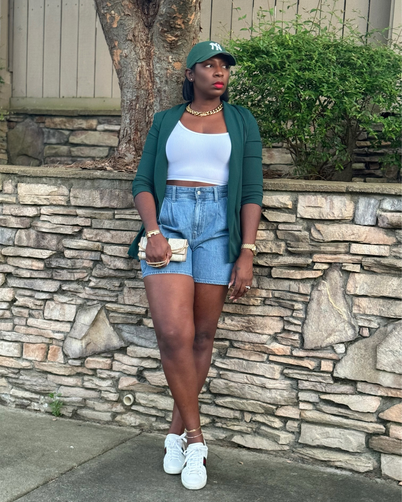 I couldn’t wait to style the INFAMOUS @target X @targetstyle denim cargo shorts! 
Listen sis, if you haven’t ordered them yet, you not serious about life 😩😂.

#LTKstyletip #LTKsalealert #LTKfindsunder50