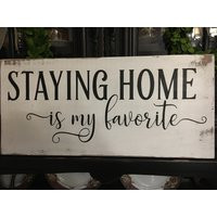 staying Home Is My Favorite | Etsy (US)