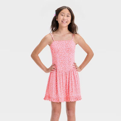 Girls' Strappy Fit & Flare Dress - art class™ | Target