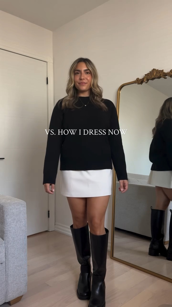 My fall outfits then vs. my fall outfits now 🤎 Same goal of looking and feeling chic, but a few simple tweaks to stay on trend 🫶🏼 

Which look is your fave? ✨Linking as much as I can here!

#fallfashion #styleglowup #outfittransformation #autmnoutfit #fallstyleinspo #whatiwore #styleinspo

#LTKstyletip #LTKpetite #LTKcanada