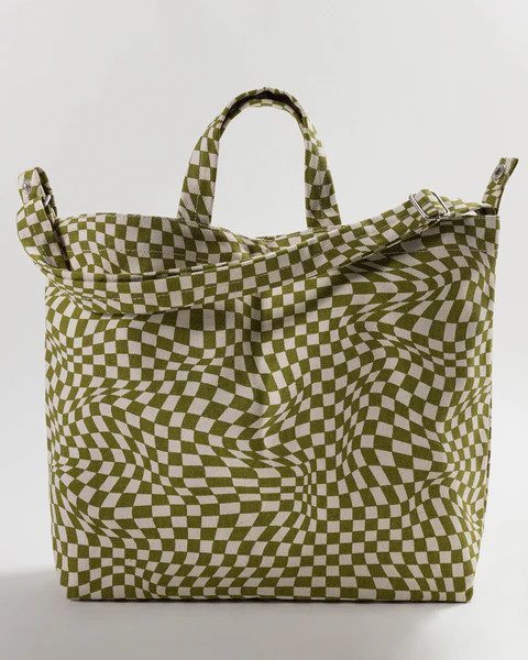 Horizontal Duck Bag - Moss Trippy Checker | ban.do