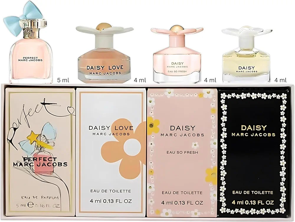 Marc Jacobs 4 Pieces for Women Mini Gift Set, 0.55 Ounce | Amazon (US)
