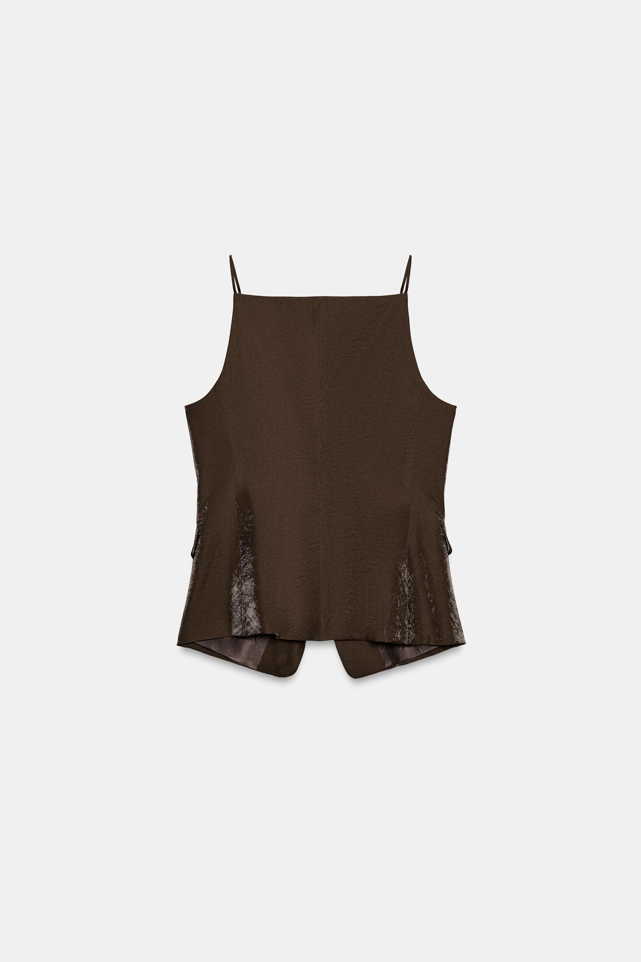SHINY EFFECT VEST | Zara US