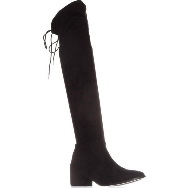 Womens Chinese Laundry Mystical Pull On Over-The-Knee Boots, Black | Walmart (US)